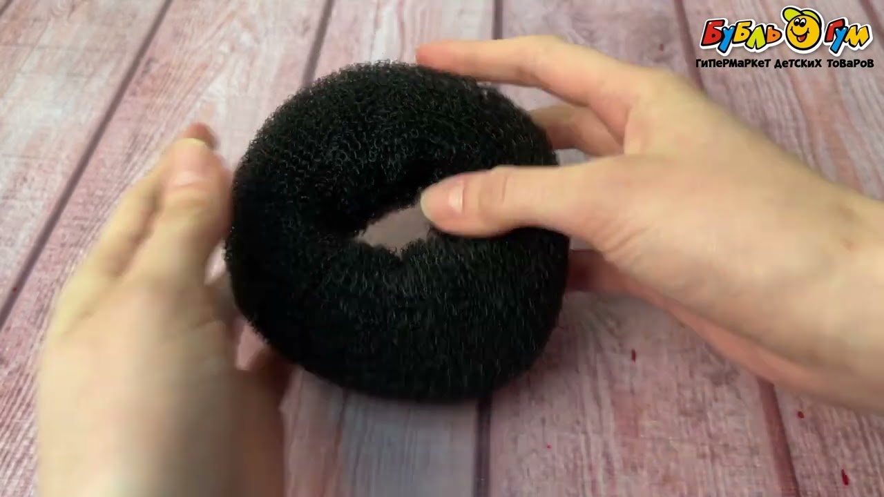 Резинки для создания пучка 1шт 12см в ассортименте - видео