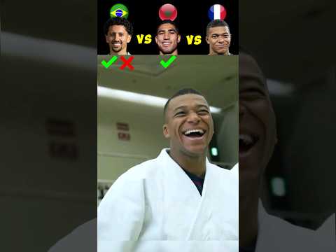 Mbappe VS Hakimi - Judo Fight 🥋🥋