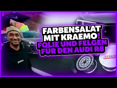 JP Performance - Farbensalat mit Kraemo! Folie und Felgen für den AUDI R8