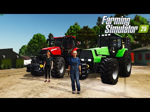 COMPRANDO A PRIMEIRA FROTA DE MAQUINAS DA FAZENDA - Farming Simulator 25 | EP.05