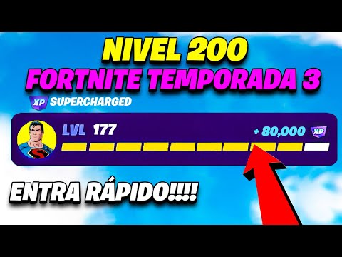 [MAPA de XP SIN CONTADOR] Como *SUBIR RAPIDO DE NIVEL* en FORTNITE *MAPA EXPERIENCIA* Temporada 3