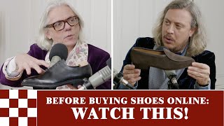 Before buying shoes online:  Watch this masterclass!