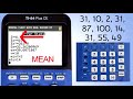 Calculating Mean, Median, Mode, and Range on the TI 84 Plus CE