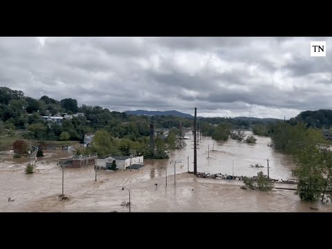 Catastrophic flooding in Asheville, NC, Erwin and Newport, TN, part of Hurricane Helene aftermath