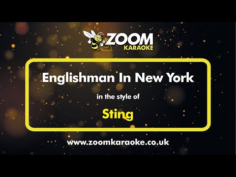 Sting – Englishman In New York – Karaoke Version from Zoom Karaoke