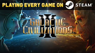 Galactic Civilizations 3 - Playing EVERY Game On Steam (PEGOS)