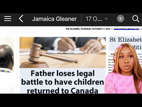 My custody battle made the JAMAICA GLEANER NEWSPAPER... and then someone unalived the reporter.