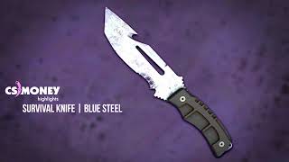 Survival Knife Blue Steel Gameplay