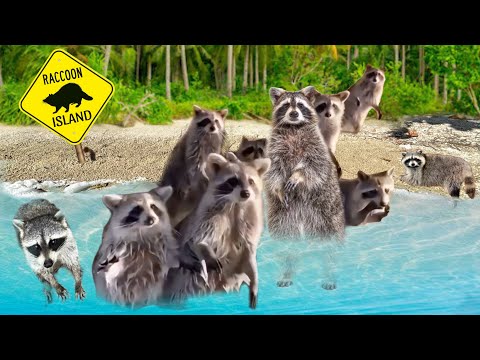 THIS ISLAND IS OWNED BY RACCOONS ! RACCOON ISLAND !!