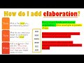 Elaboration Techniques in Expository Writing