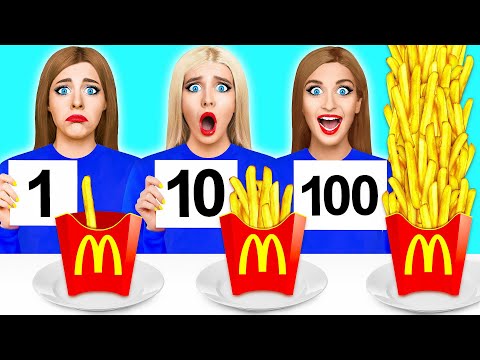 चॉकलेट चैलेंज की 100 परतें | शानदार फ़ूड हैक्स Multi DO Food Challenge