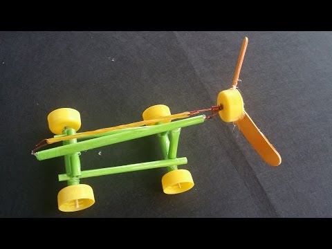 如何創建一個橡皮筋動力車 | 紙車 - YouTube