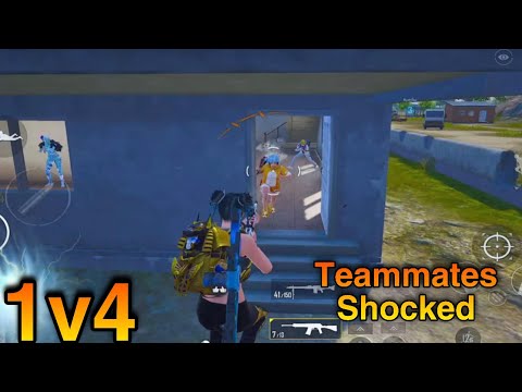 Teammates were shocked with this 1V4
