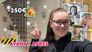 350€ pour décorer TOUTE ma MAISON ! (Avant / Après) !