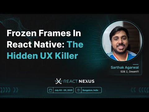 Frozen Frames in React Native