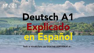 Alemán A1 (17/21) - Vocabulario completo y frases para el examen del Instituto Goethe
