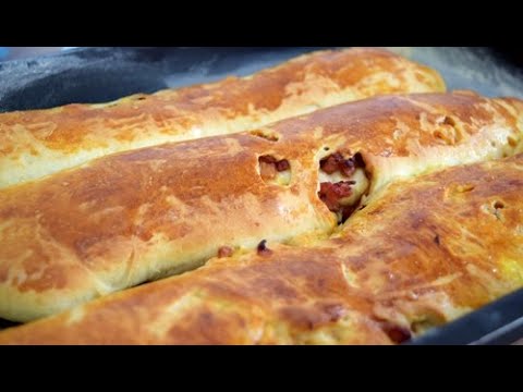 PÃO RECHEADO COM LINGUIÇA QUE VAI TE SURPREENDER