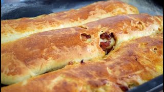 PÃO RECHEADO COM LINGUIÇA QUE VAI TE SURPREENDER