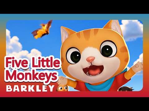Five Little Monkeys-Barkley's Wonder Forest｜Barkley – Nursery Rhymes & Kids Songs