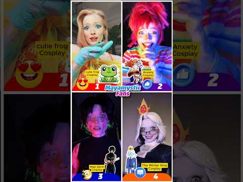 4 people are Cosplay🦸‍♀️Whose cosplay did you like?👗Vote now 💃 ⁨@mayamystic