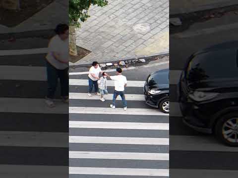 A Child’s Love and Courage for His Mom#MotherAndSon#CrosswalkStory #BraveKid #ProtectMom