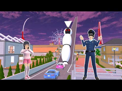 Mio Ketakutan ada Tanjakan Pocong 😱 sakura school simulator