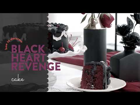 Black Heart Revenge Cake