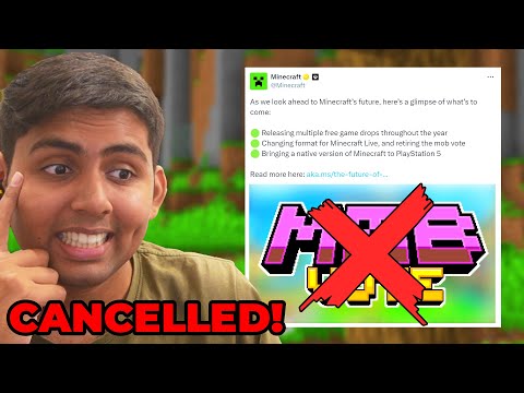 MOB VOTE CANCELLED + MINECRAFT LIVE CHANGES (Minecraft 1.22)