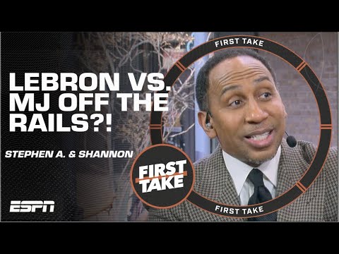 Stephen A. & Shannon Sharpe’s SHOUTING MATCH over LeBron and MJ 🍿 | First Take