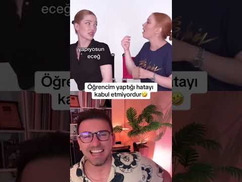 Öğrencim yaptığı hatayı kabul etmiyordur🤣