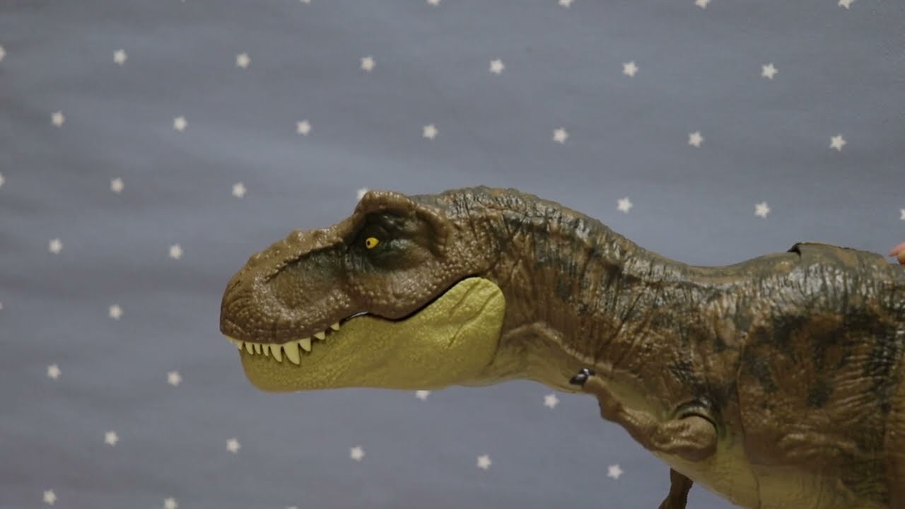 Фигурка Jurassic World Атакующий Ти-Рекс - видео