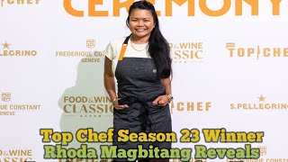 Top Chef Season 23 Winner Rhoda Magbitang Reveals Emotional Moment After Sieger Bayer’s Viral Exit 