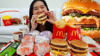 Extremely Satisfying McDonald's Mukbang Compilation #3 - Big Mac & Cheeseburgers Eating Less Talking