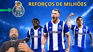 €60,000,000 por 3 grandes reforços para o FCPorto no mercado