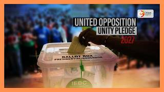 YouTube video thumbnail: Opposition Leaders Unite Behind Single Candidate to Challenge Ruto in 2027