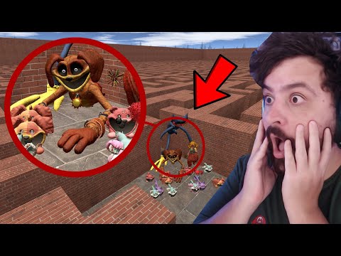 SE VOCÊ VER TODOS POPPY PLAYTIME 3 EM UM LABIRINTO, FUJA RÁPIDO !! - NightExtreme