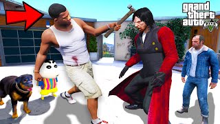 Franklin Finally End Vampire Boss In GTA 5 | SHINCHAN and CHOP