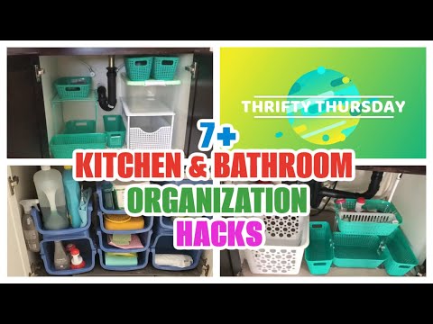 7 DIY DOLLAR TREE UNDER-THE-SINK ORGANIZERS KITCHEN AND BATHROOM COMPILATION | IDEAS AND HACKS