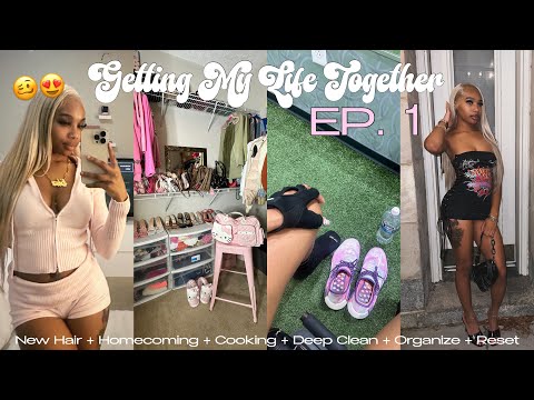 WEEKLY VLOG | Monthly Reset + Homecoming + Organize Closet + Deep Clean + Tacos & More | GMLT EP 1