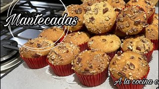 Mantecadas Esponjosas Te dejo la Receta #receta  #postre  #horneado 