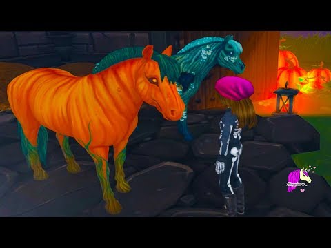 New Color Changing Magic Halloween Horses ! Star Stable Online Horse Video