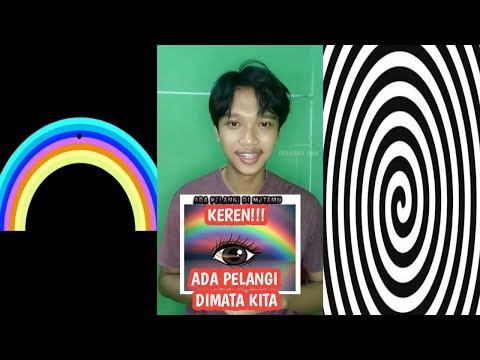 iLusi Mata Ada PELANGI di MATA Mu #shorts #amazing #illusion