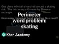Understanding Perimeter Calculation for a Skating Rink