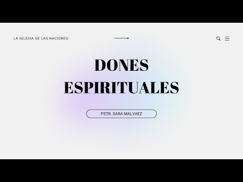 Taller: Activación de dones Espirituales / Clase 6.