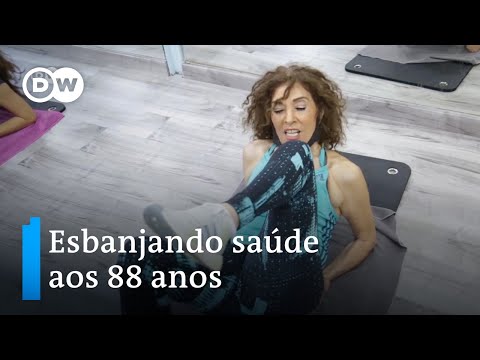 Instrutora de ginástica esbanja juventude aos 88 anos