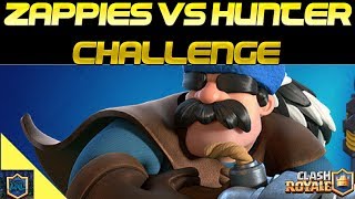 Zappies Vs Hunter Challenge | Everything Royale Episode 16 | Clash Royale Hunter Gameplay