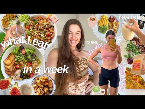 What I *ACTUALLY* Eat In A Week🍋 Break Negative Mindsets Around Food 👏🏻