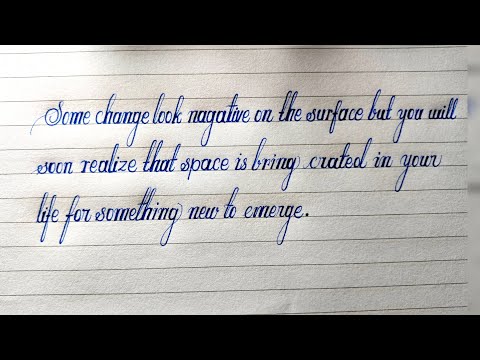 Stylish handwriting in English | new English handwriting | new cursive handwriting |