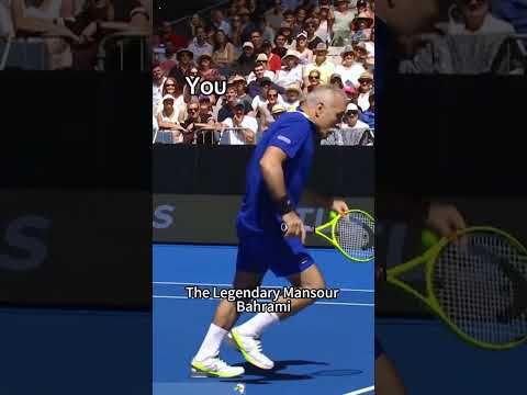 Mansour Bahrami is truly exceptional 💪 #tennislegend #tennis #tennisplayer #mansourbahrami