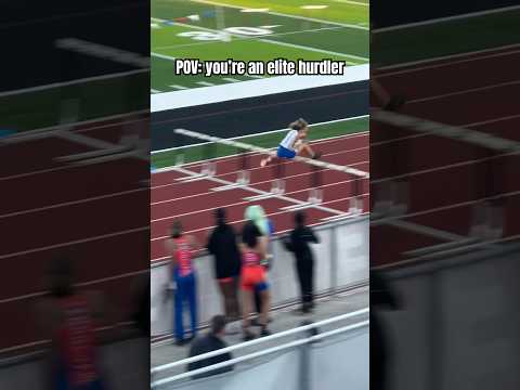 She Was GLIDING Over Them Hurdles!